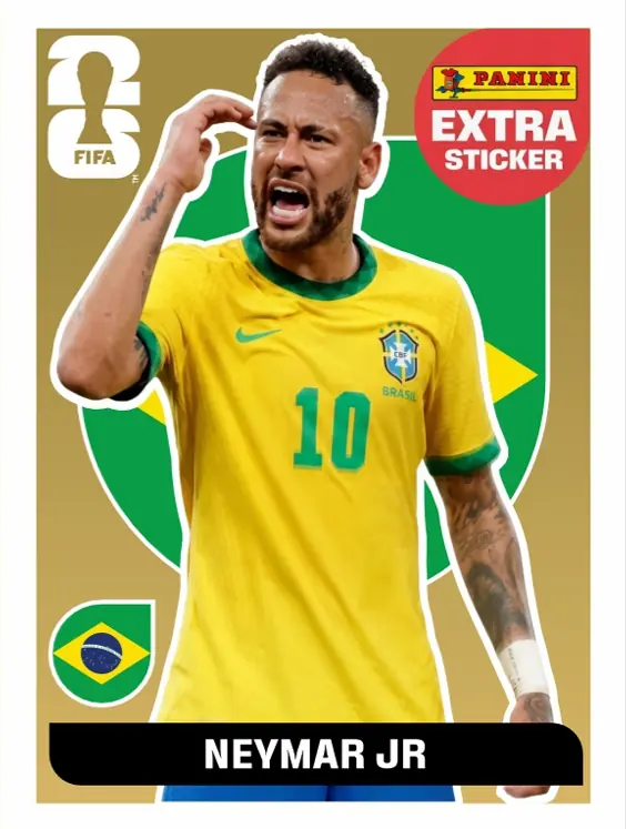 Figurinha Legend Neymar Jr Copa 2026